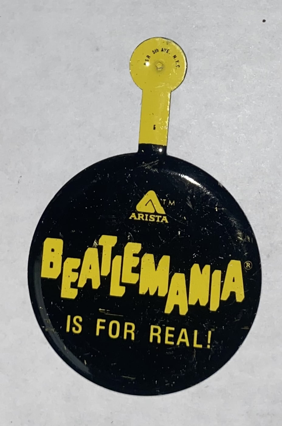 BEATLES: Beatlemania Pin - Mint Condition BEATLES: Beatlemania Pin - Mint Condition